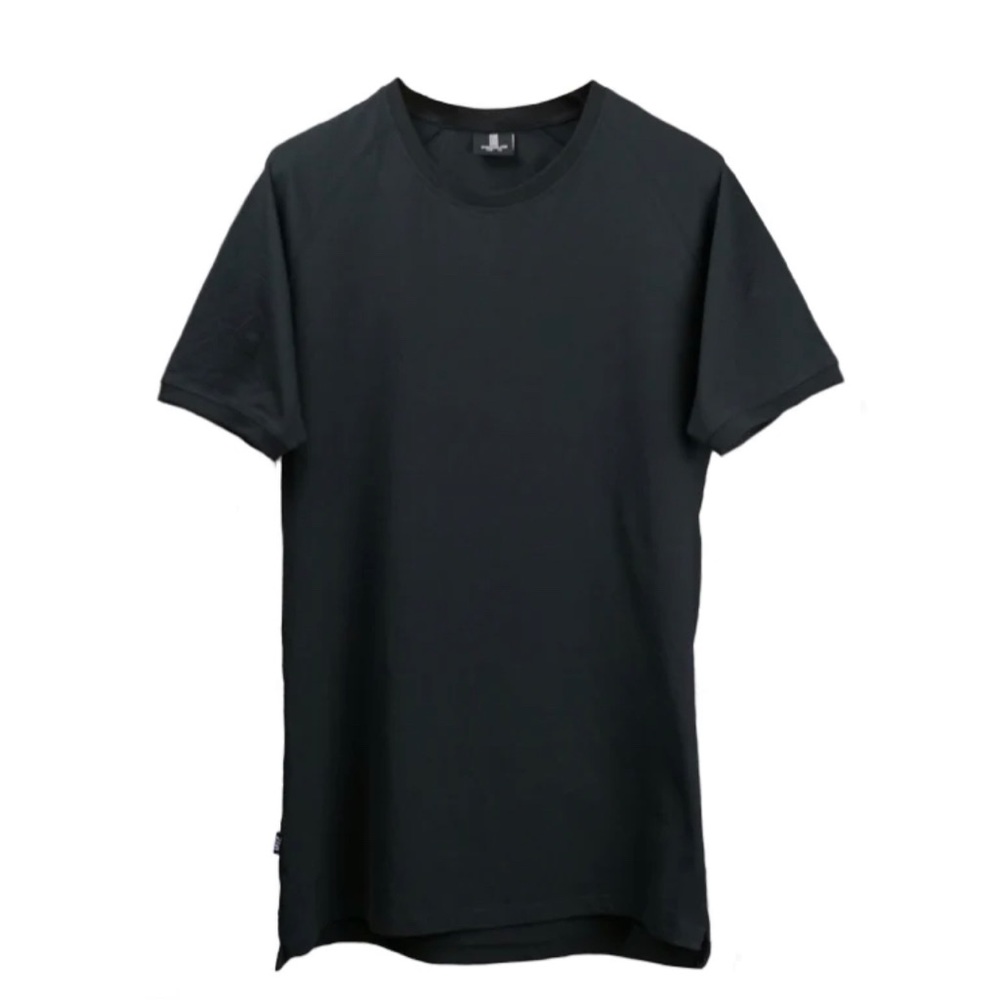 ZIVI STRAIGHT HEM TEE BLACK